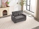 Futon Chair Bed Convertible Chair 3-in-1 Pull Out Sleeper Chair Beds with USB Ports,Wear-resistant and Anti-scratch