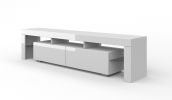 PANAMA 190 TV STAND / 74,80 in white matt / white gloss