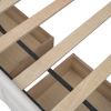 Twin Size Upholstered daybed with Drawers;  Wood Slat Support