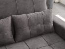 Futon Chair Bed Convertible Chair 3-in-1 Pull Out Sleeper Chair Beds with USB Ports,Wear-resistant and Anti-scratch
