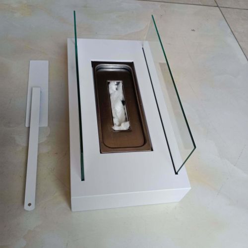 Indoor Fire Pit Mini Alcohol Lamp Fireplace Glass Table Accessories Personal Fireplace Indoor And Outdoor Camping Rectangle Fire Pit Alcohol Fireplace