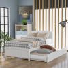 Twin size Platform Bed with Trundle