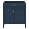 30'' Bathroom Vanity without Top Sink, Modern Bathroom Storage Cabinet with 2 Drawers and a Tip-out Drawer (NOT INCLUDE BASIN)