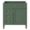 30'' Bathroom Vanity without Top Sink, Modern Bathroom Storage Cabinet with 2 Drawers and a Tip-out Drawer (NOT INCLUDE BASIN)