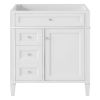 30'' Bathroom Vanity without Top Sink, Modern Bathroom Storage Cabinet with 2 Drawers and a Tip-out Drawer (NOT INCLUDE BASIN)